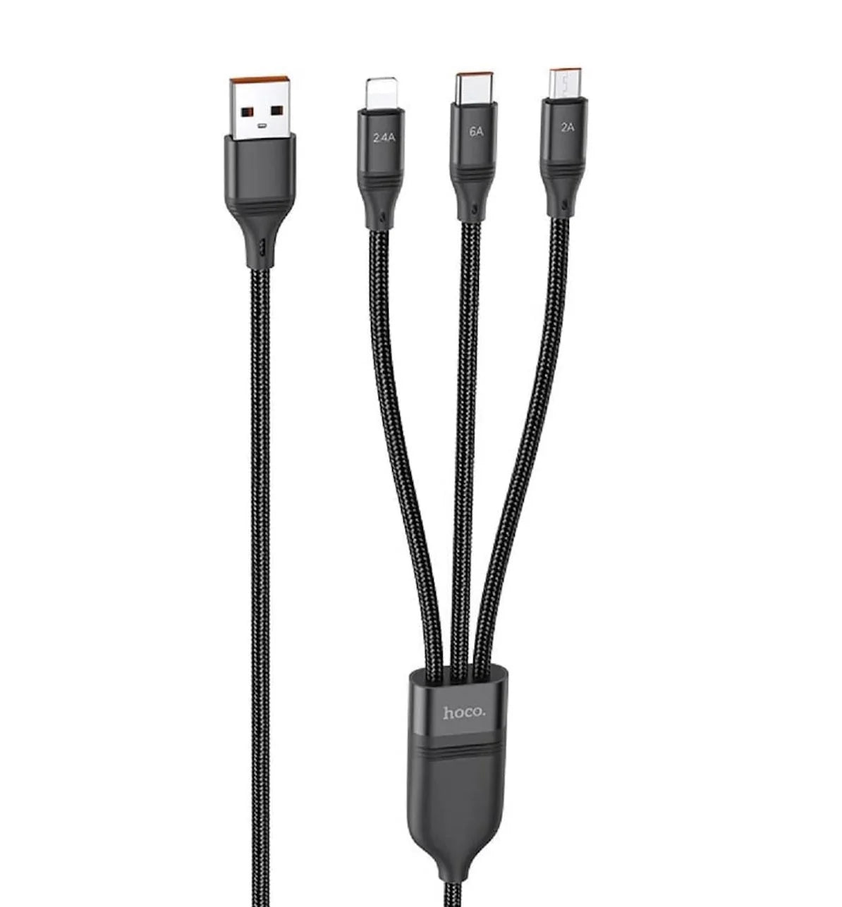 Hoco 3‑in‑1 USB Cable (U104)